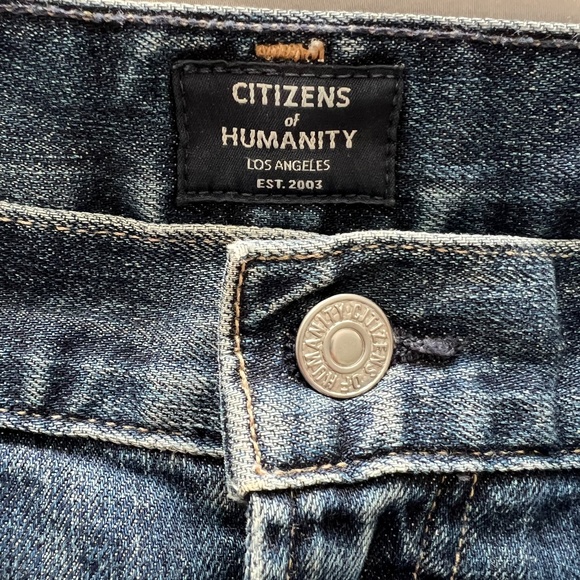 Mens Citizens of Humanity Core slim straight jeans in Dune wash - 32" - Picture 4 of 5